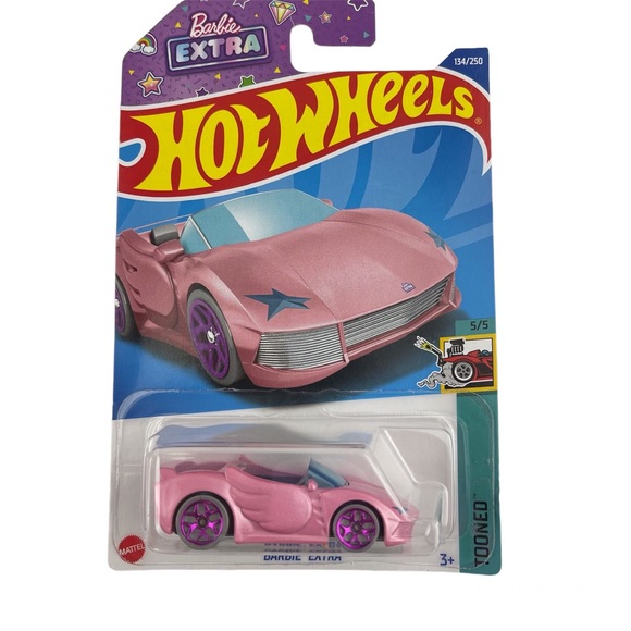 Hot Wheels Barbie Car Pink - Picture 1 of 6